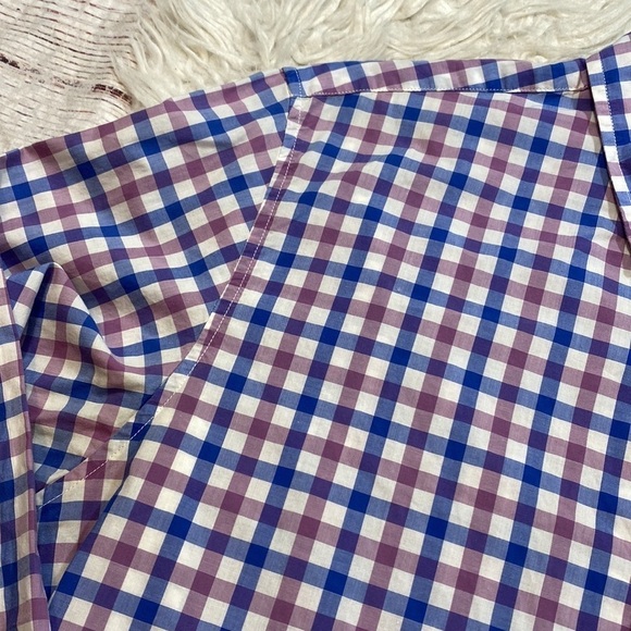 J. Crew Men's Tailored Light Weight Check Button Down Shirt sz M - Picture 2 of 9